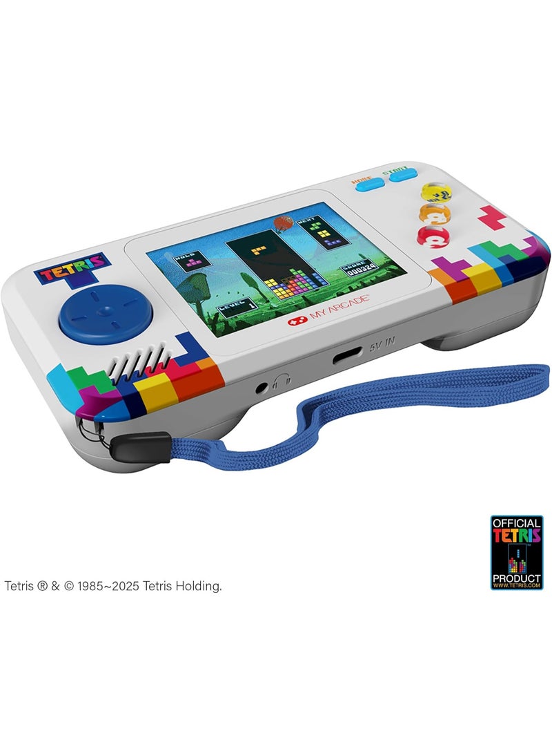 My Arcade Tetris Pocket Player Bundle: Officially Licensed, Portable Gaming Console, Puzzle Games,Travel Case and Screen Protector Included - Image 4